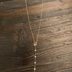 Silver Beaded Adjustable Necklace